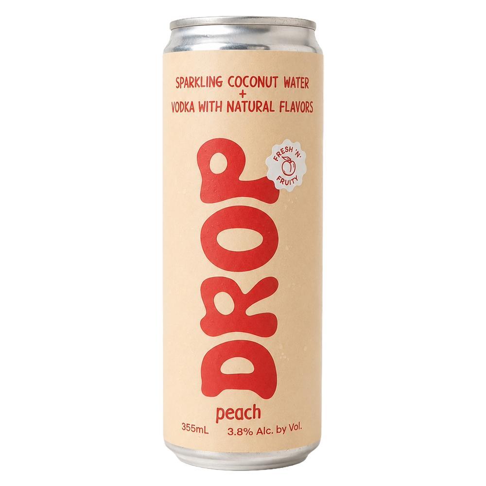 Drop - 'Peach' Alcoholic Coconut Water (4PK)